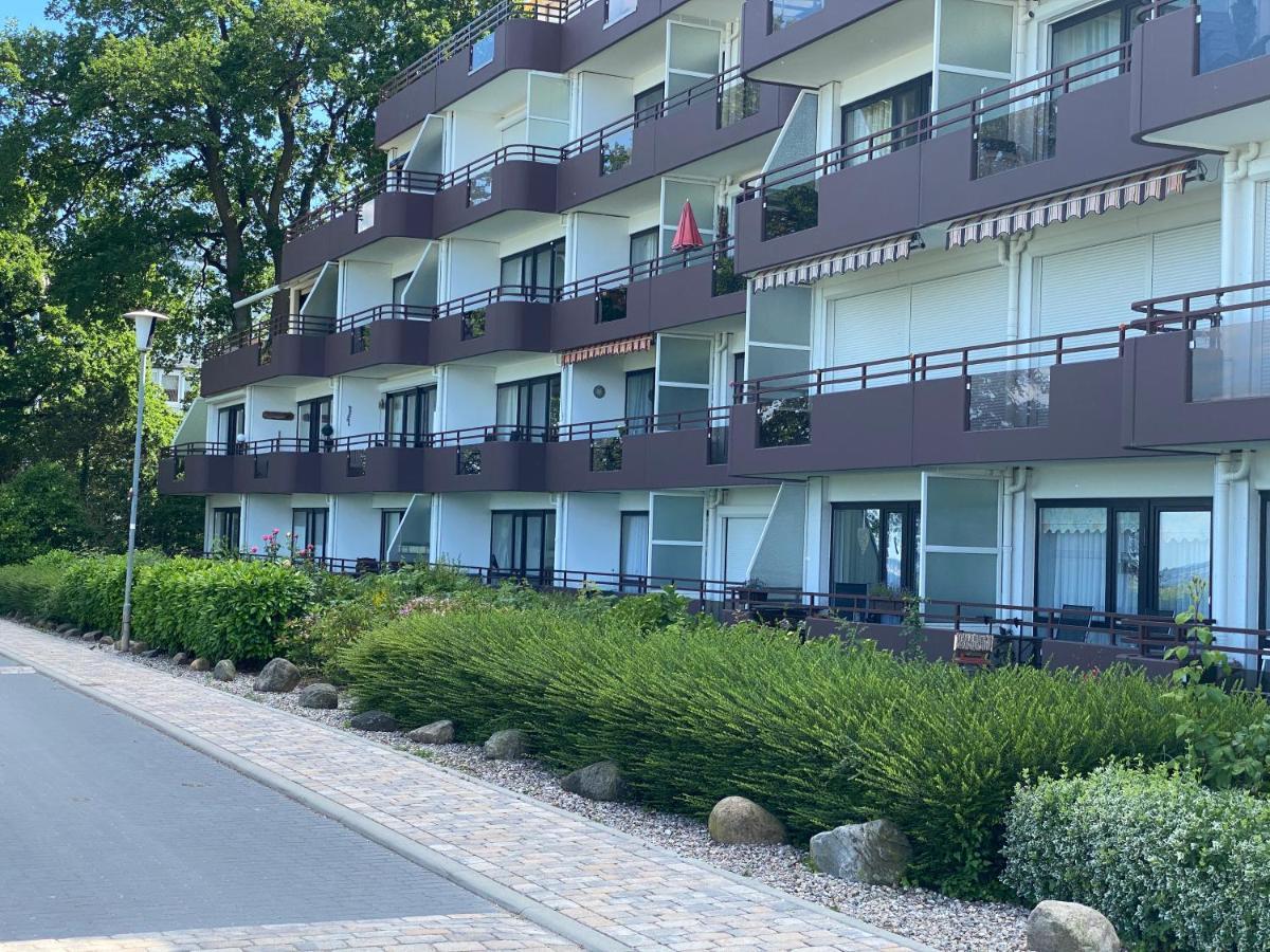 Moderne 3-Zi-Wohnung mit Meerblick direkt am Strand Scharbeutz Exterior foto